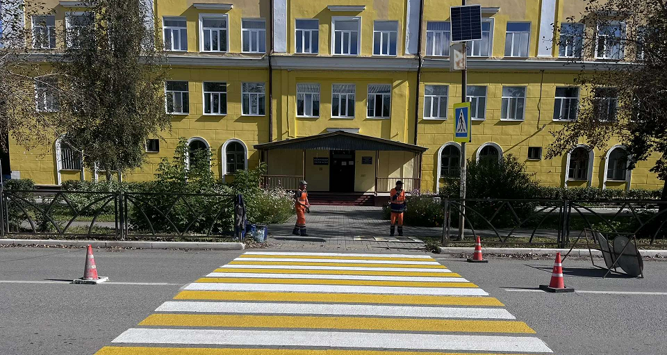 К полевским школам за областные деньги прокладывают безопасные пути