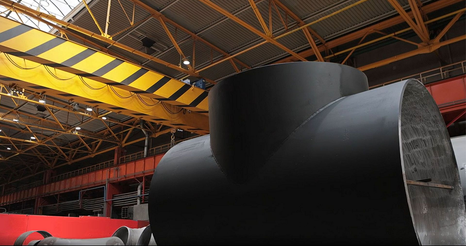 ТМК впервые изготовила сварные тройники диаметром 2620 мм