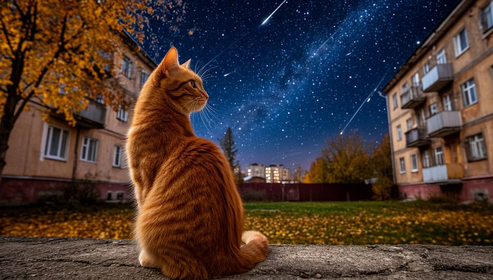 Не холодно, сухо  и туманно. А еще полнолуние и Ориониды. Прогноз на неделю