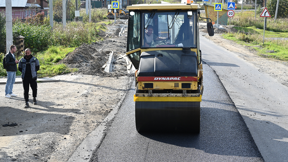 Завершается ремонт дороги в Мраморский через Косой Брод
