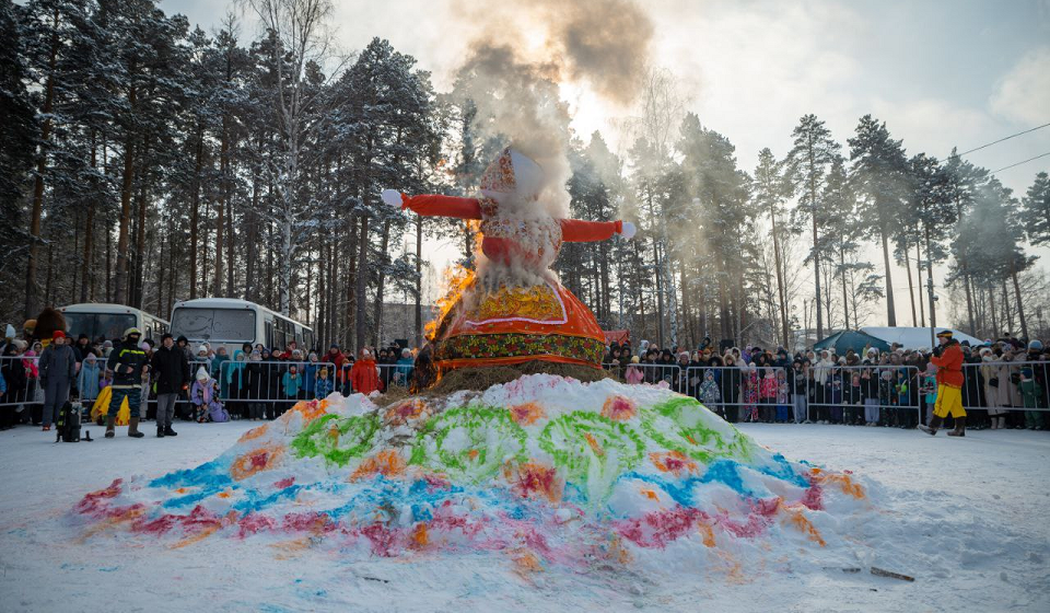 Полевчане широко отпраздновали Масленицу
