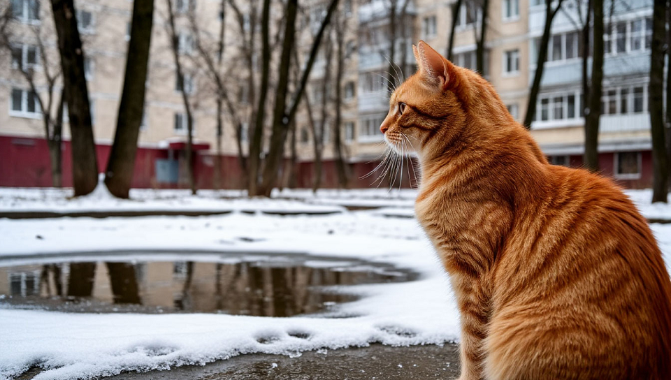 В Полевской приходит зима, но крайне постепенно. Туман, гололед и магнитные бури